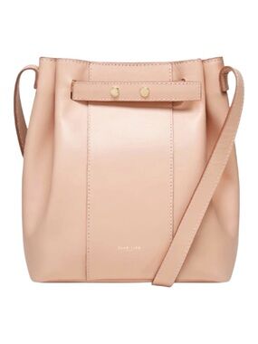 DeMellier Naples Leather Shoulder Bag Blush Gold Hardware w/Dustbag